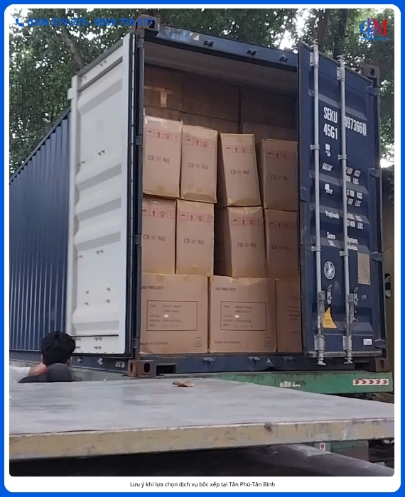 Lưu ý khi lựa chọn dịch vụ bốc xếp tại Tân Phú-Tân Bình