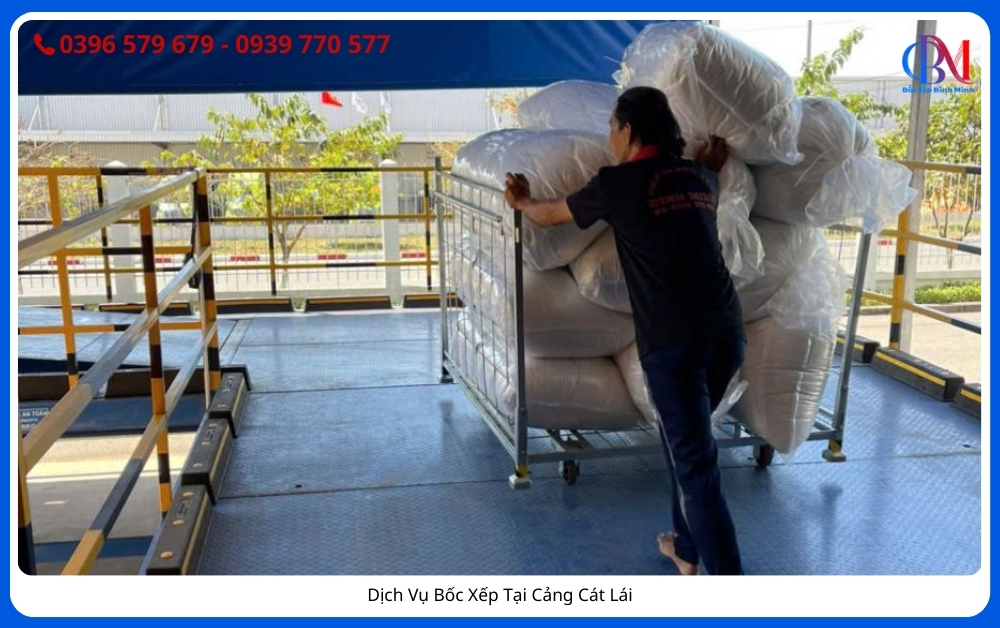 dịch vụ bốc xếp tại Cảng Cát Lái