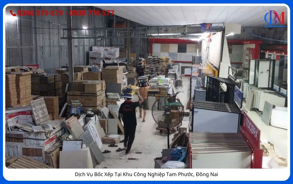 DỊCH VỤ BỐC XẾP TẠI KCN TAM PHƯỚC