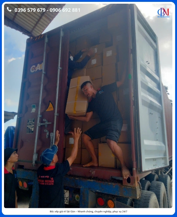 Bốc xếp giá rẻ Sài Gòn